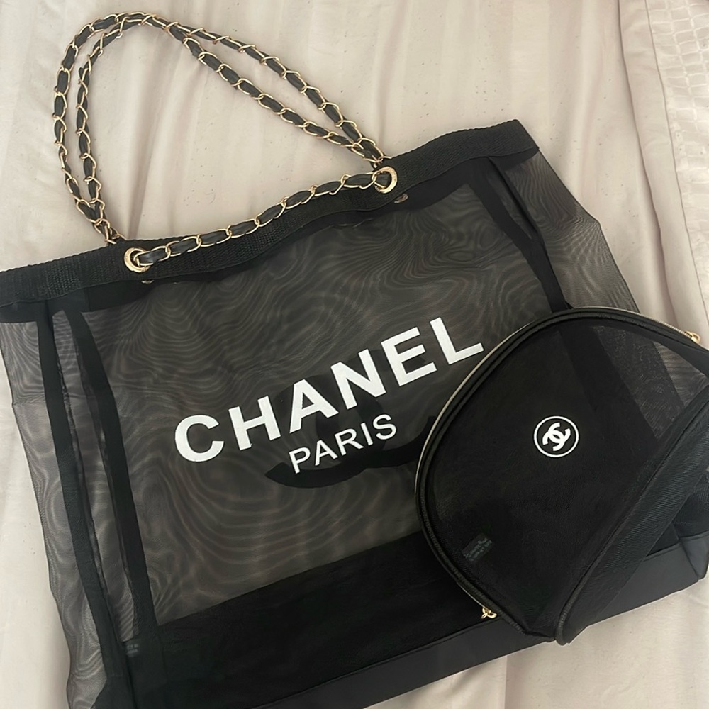 Chanel Mesh Bag with insert